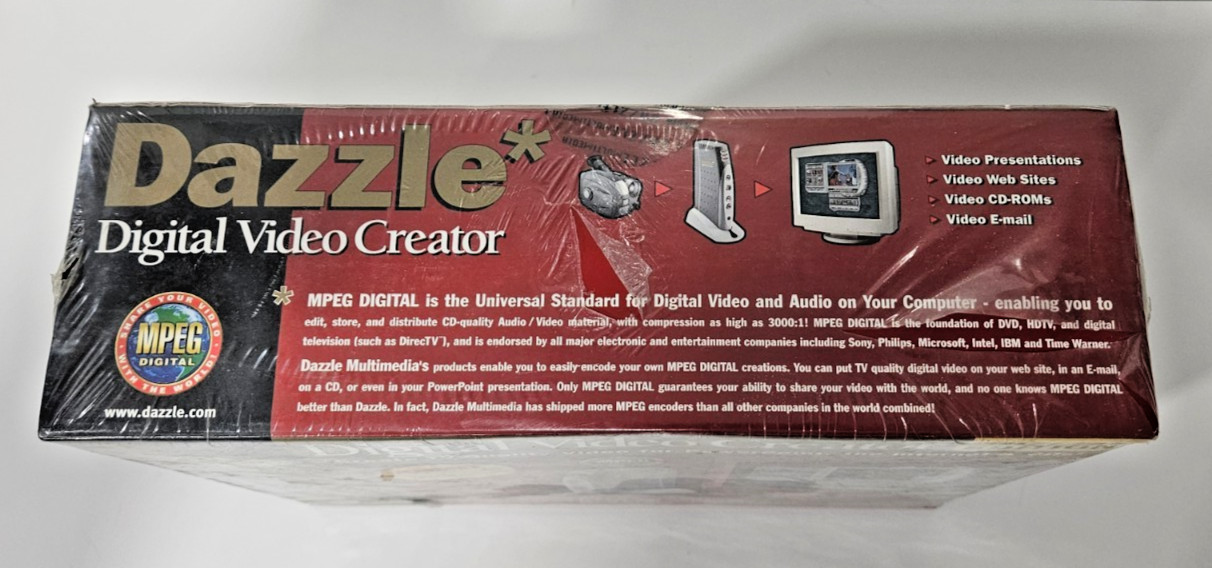 Dazzle Digital Video Creator Editor External USB Version complete NIB