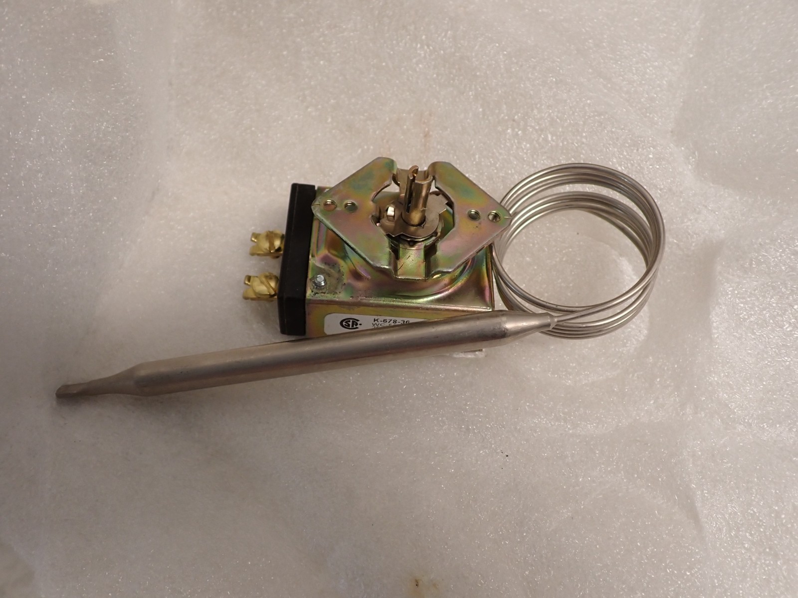 Genuine Wilbur Curtis Thermostat, Capillary Spst 250 WC-504 -OEM Replacement