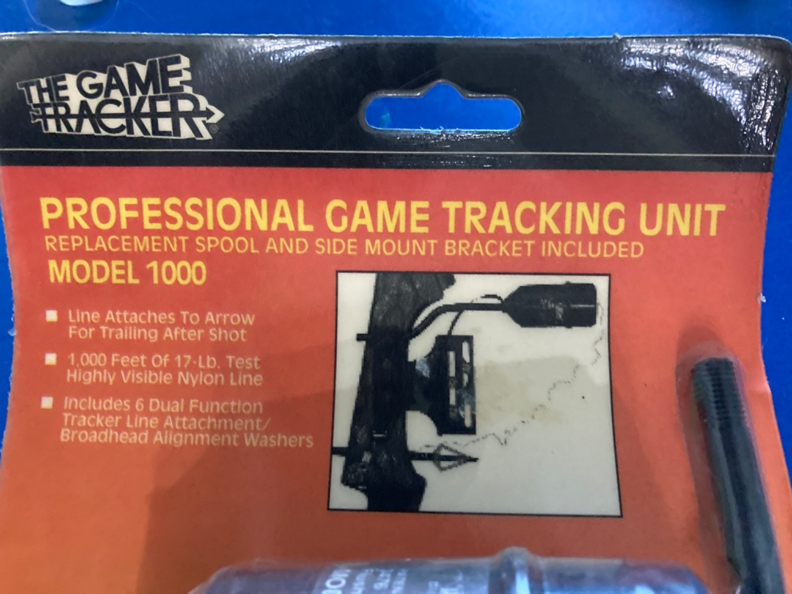 NOS Game Tracker 1000 Game Tracking Unit ARCHERY Mount Bracket Extra String USA