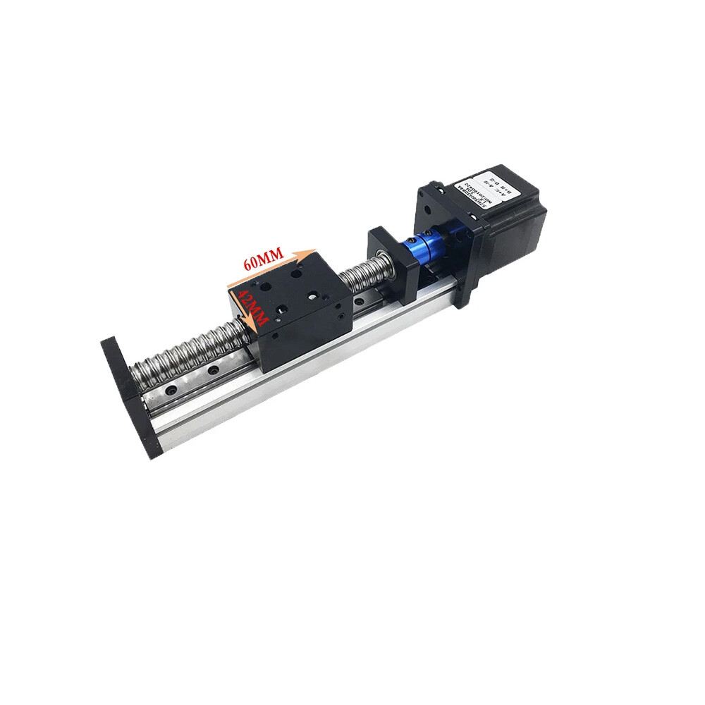 Linear Slide Rail Stage Actuator 1605 CNC Ball Screw NEMA23 Motor 1.2Nm 57x56mm