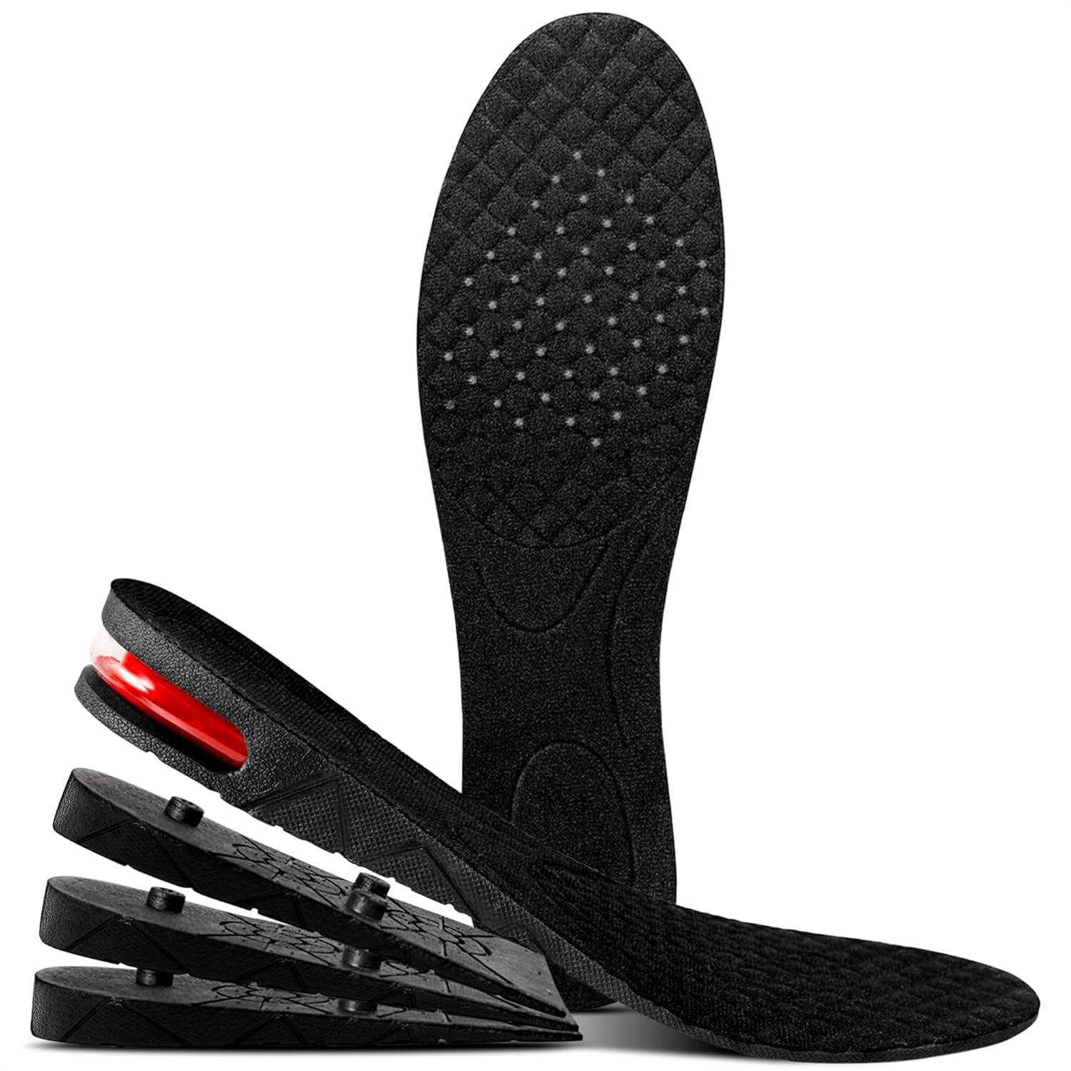 Plantilla de Aumento De Altura 4 Capas Ortopédico Para Zapatos De Mujer Y Hombre