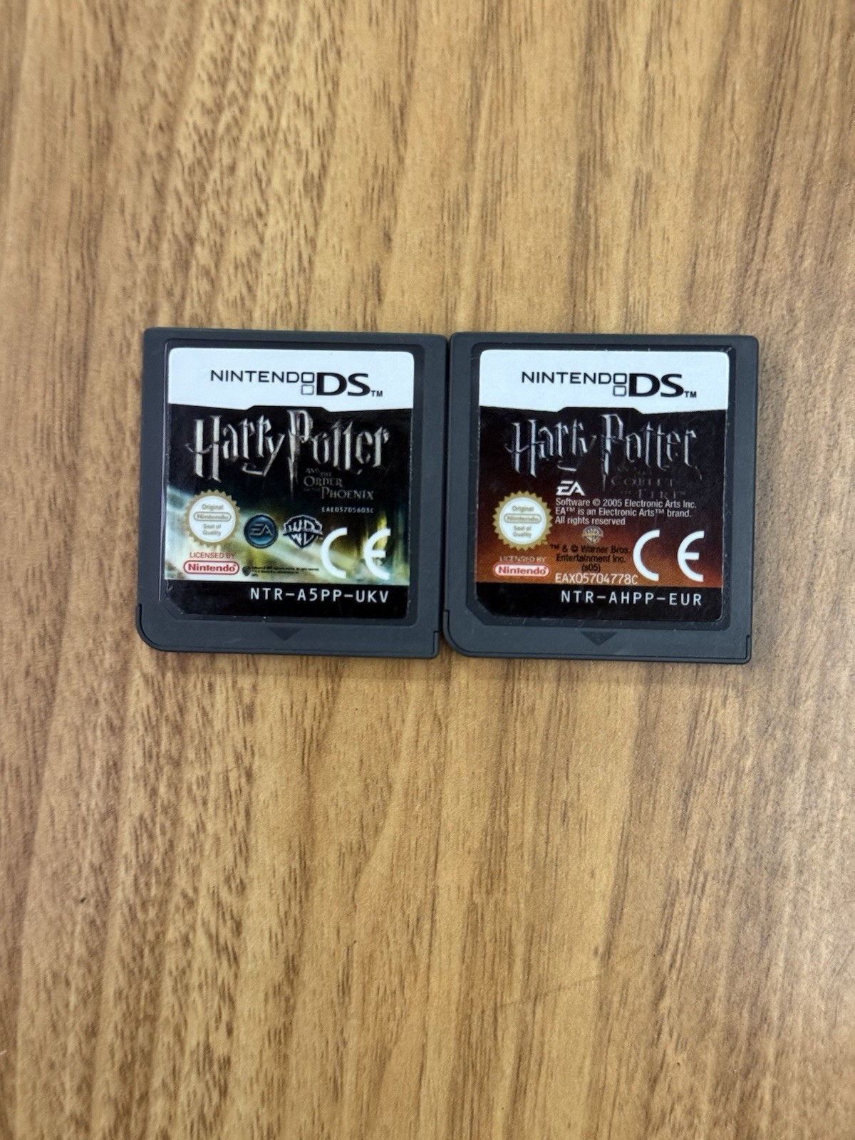 Harry Potter & the Order of the Phoenix / Goblet Of Fire DS Games - Cart. Only