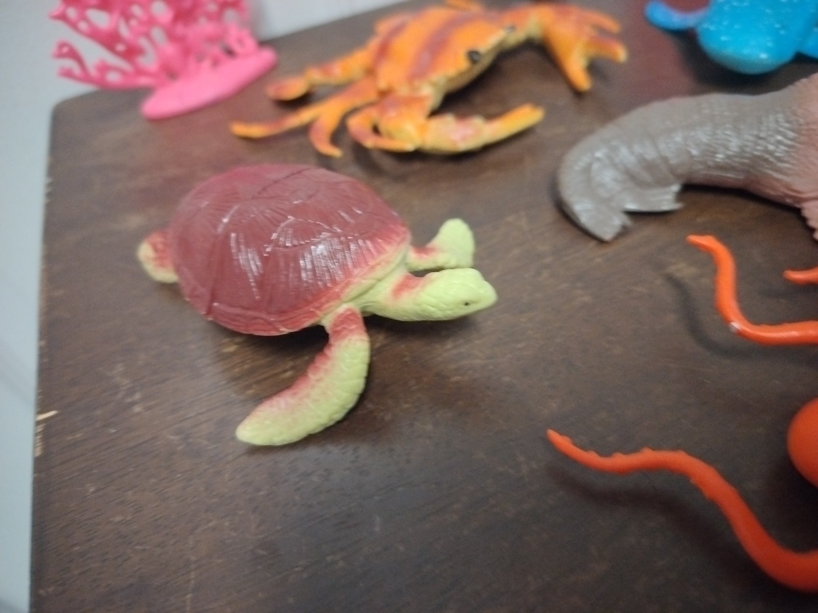 Marine Sea Life Figures Animals Creatures Ocean Toys Plastic Mixed Lot of 9