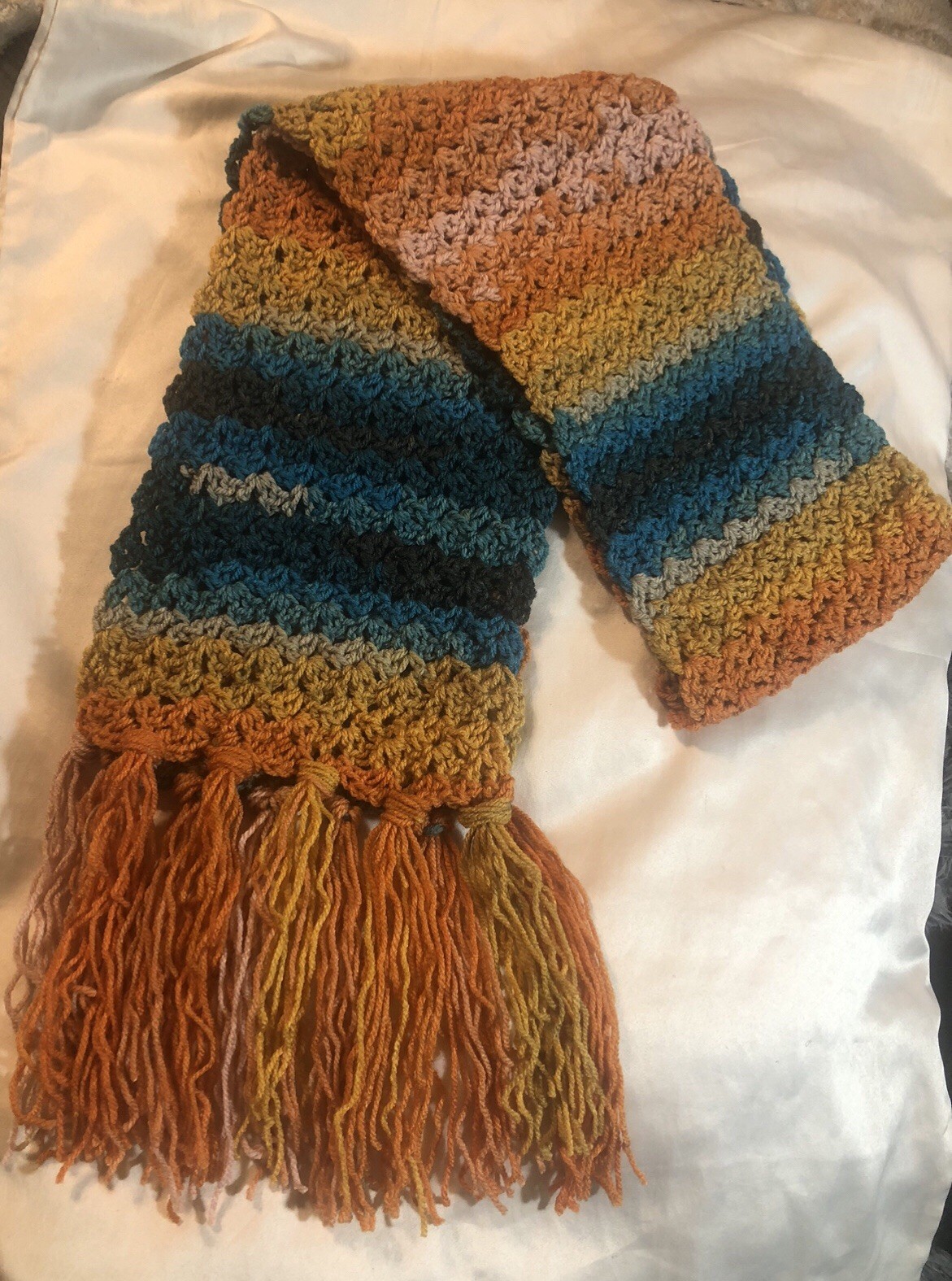 Painted Desert Crocheted Scarf