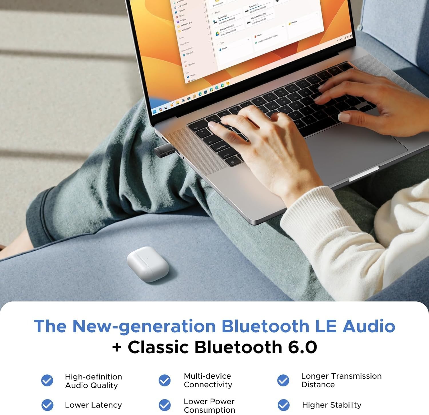 Bluetooth 6.0 Transmitter with aptX HD