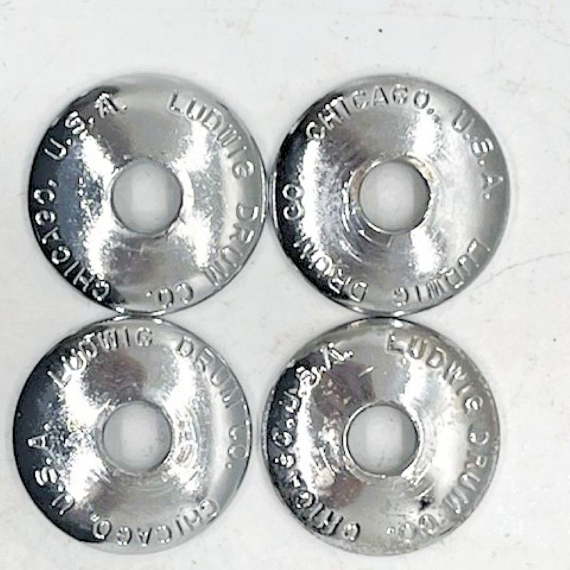 Ludwig 60s/70s P-2222T "Chicago" Stamped Cup Washers (Set of 4) - LCSCW-203