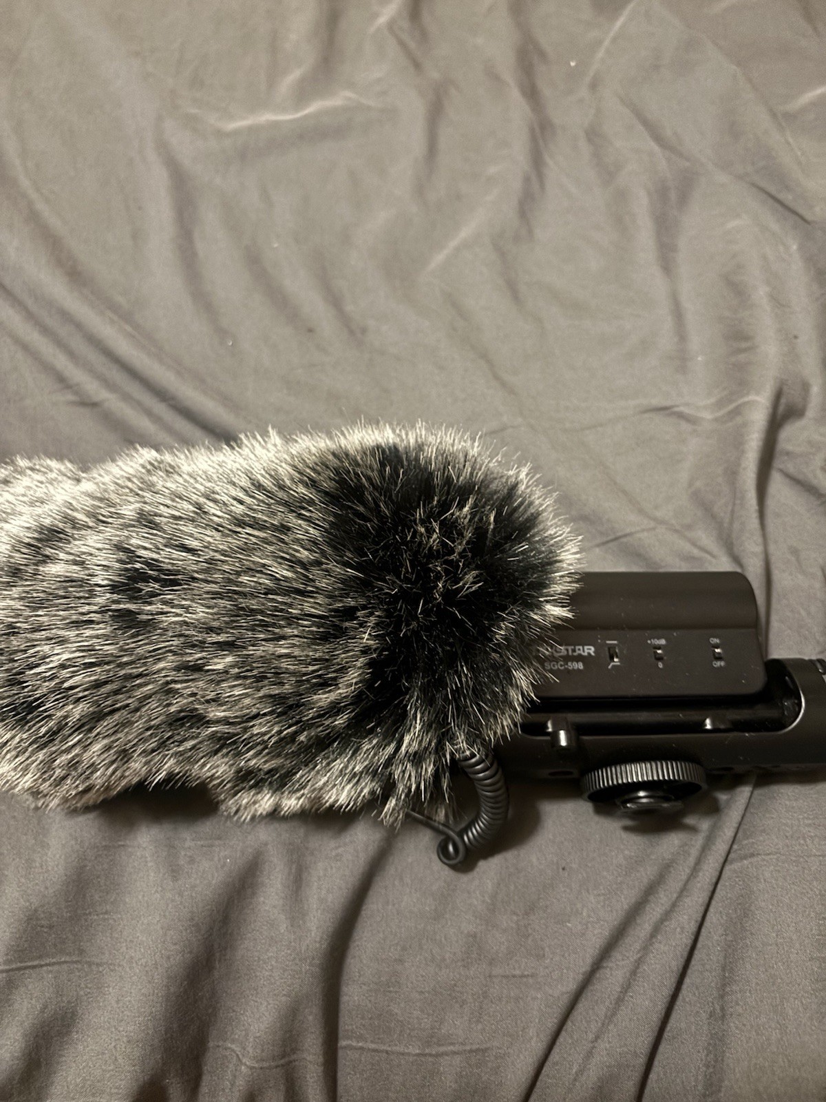 Takstar SGC-598 On-Camera Shotgun Mic, 3.5mm TRS, Shoe Mount, +10dB