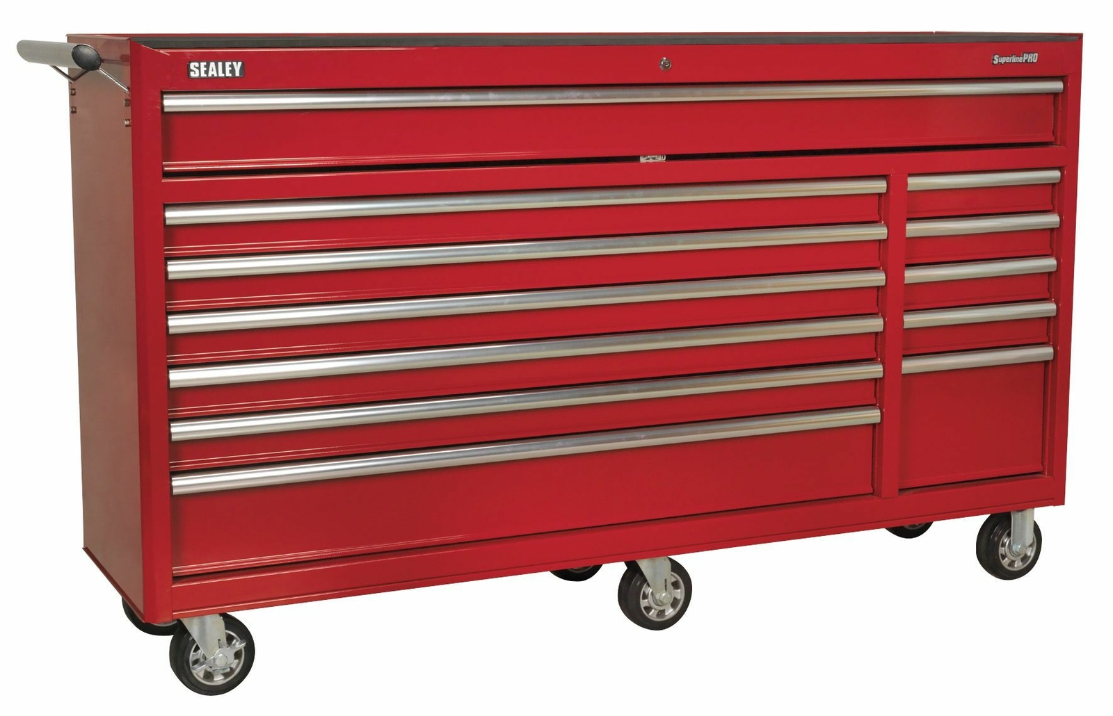 Sealey AP6612 Rollcab 12 Drawer with Ball Bearing Slides Heavy-Duty - Red