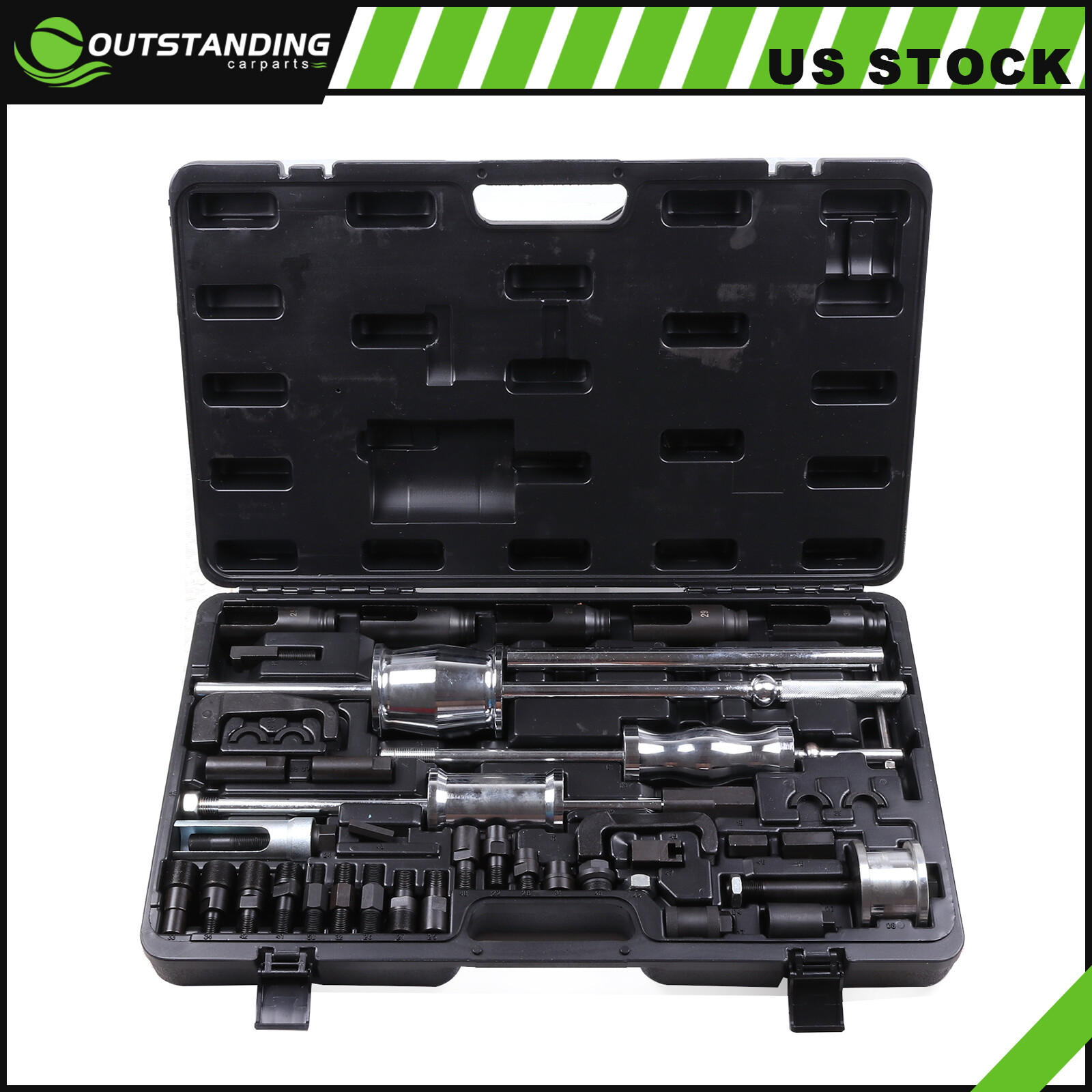 ✅40 Pcs Diesel Injector Extractor Master Set For Bmw Ford Puller Remover Kit