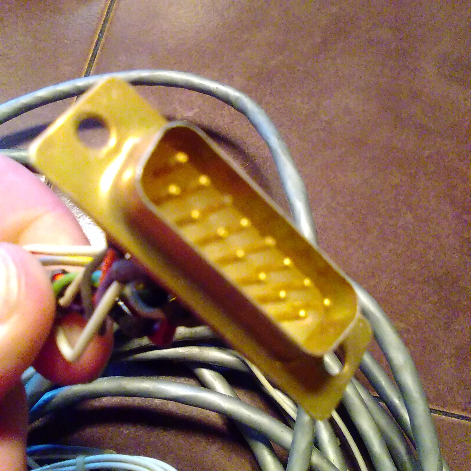 Narco ADF 140 & ADF 141, Backplate, connectors, Loop cable with wires