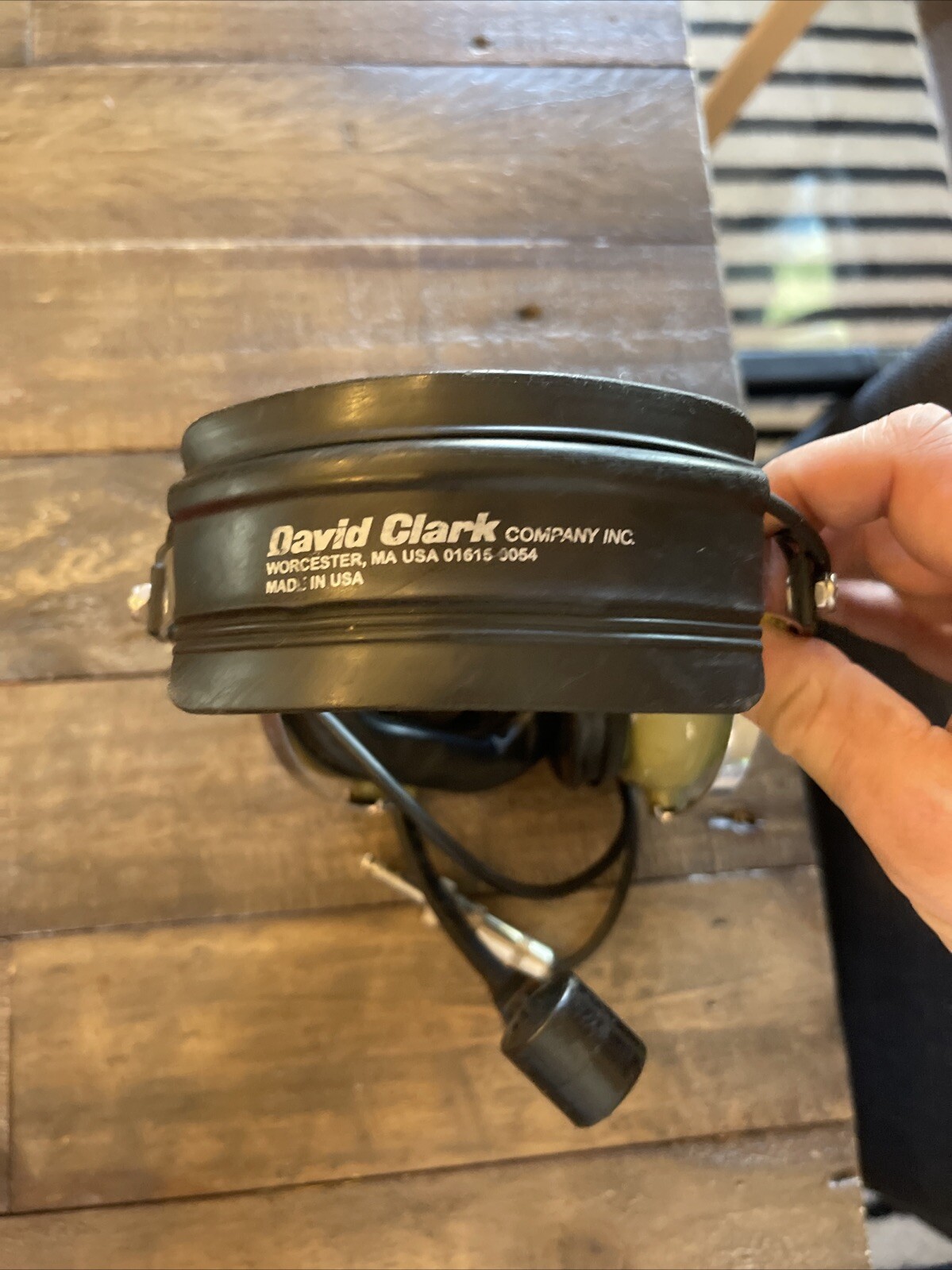 David Clark headset microphone 01615-0054 Aviation Set Noise Cancel Wire