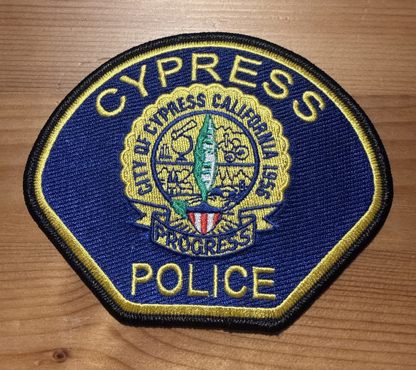 Cypress Police (California) Vintage Shoulder Patch