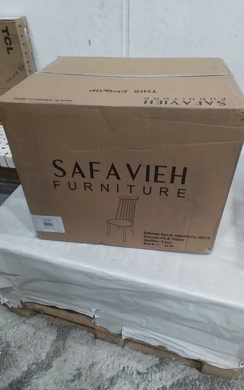 Safavieh BURRIS SIDE CHAIR, Reduced Price 2172764655 AMH8511L-SET2