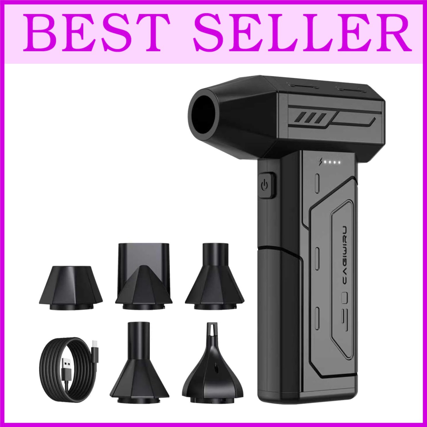 Portable Brushless Air Duster - USB C Charging