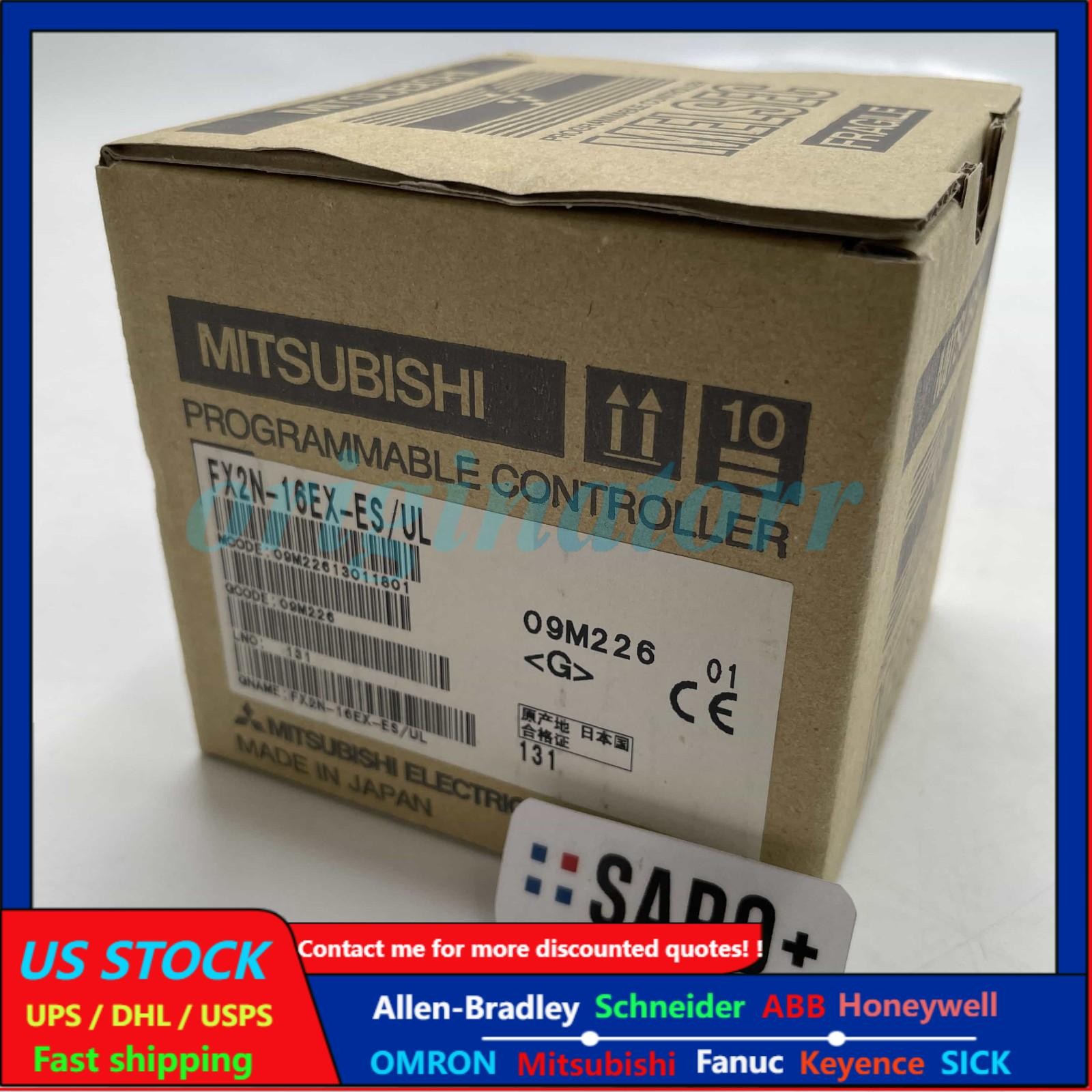 Mitsubishi Electric FX2N-16EX-ES/UL Digital input expansion unit new