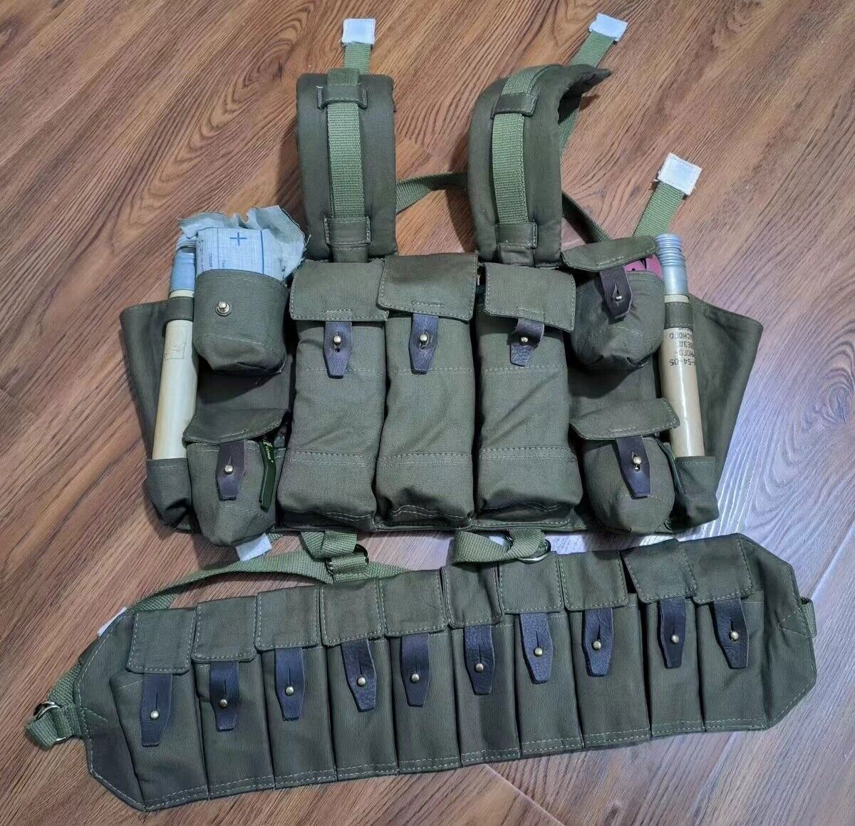 Replica Soviet Russian Lifchik Tactical 56 Carry R22 Chest Rig Bag Vest Outdoors