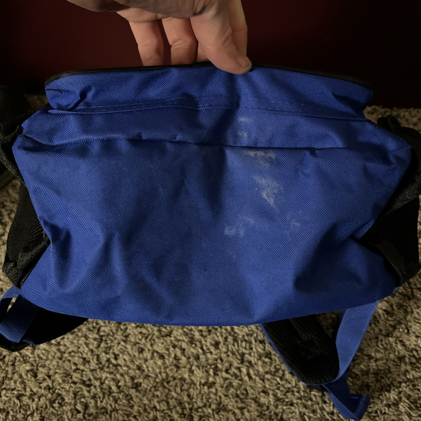 AdventuRidge Backpack Blue Pockets Slots Study School Work Standard Size Used