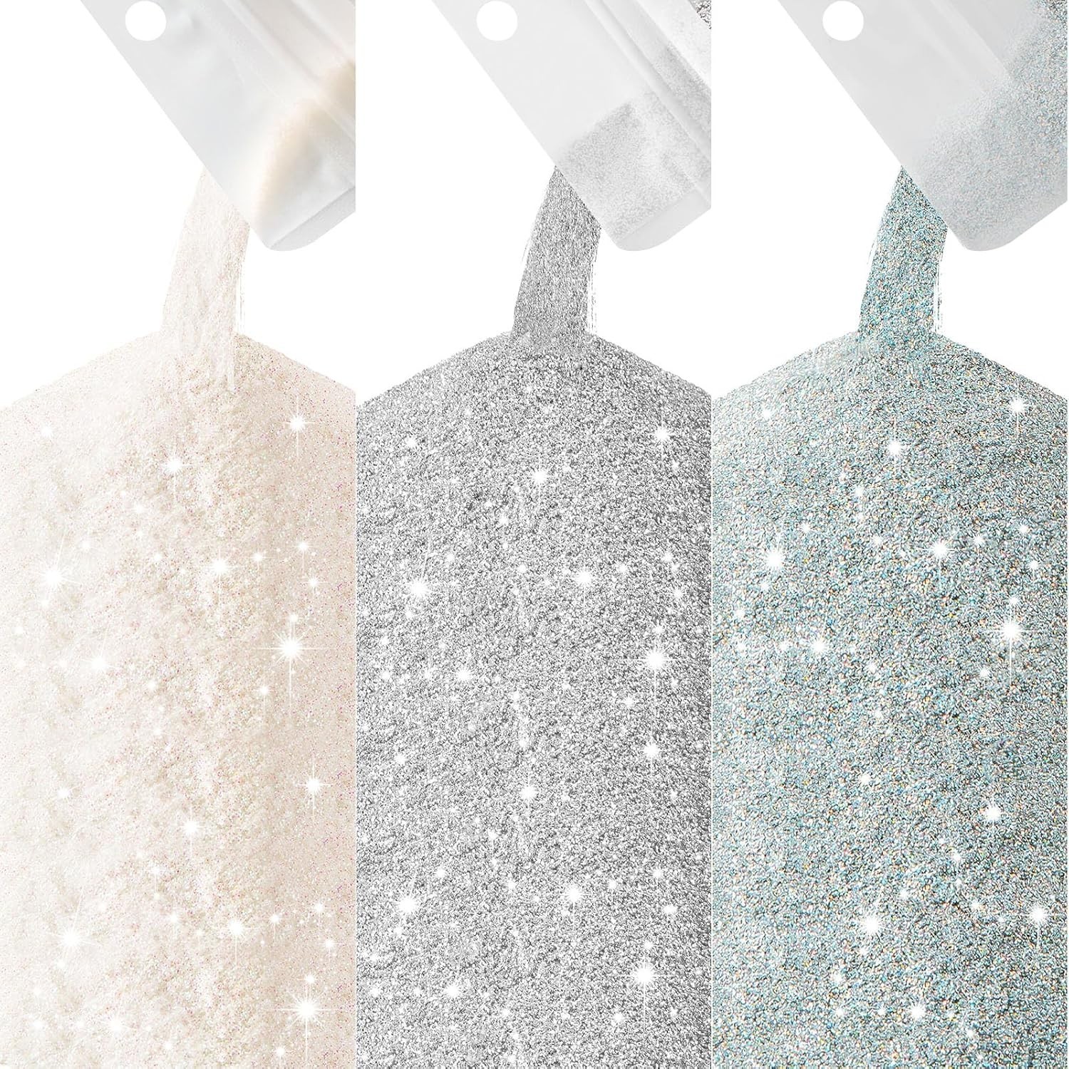 10.5oz / 300g Glitter Paint Additive Glitter for Painting Walls 3 Colors Set ...