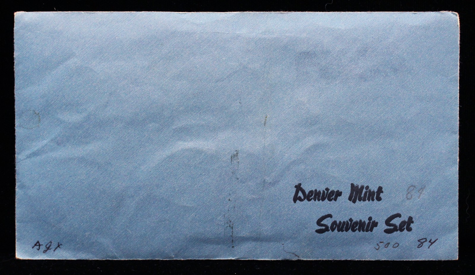 1984-D  Denver Mint Souvenir Coin set Blue-color envelope (L6014)