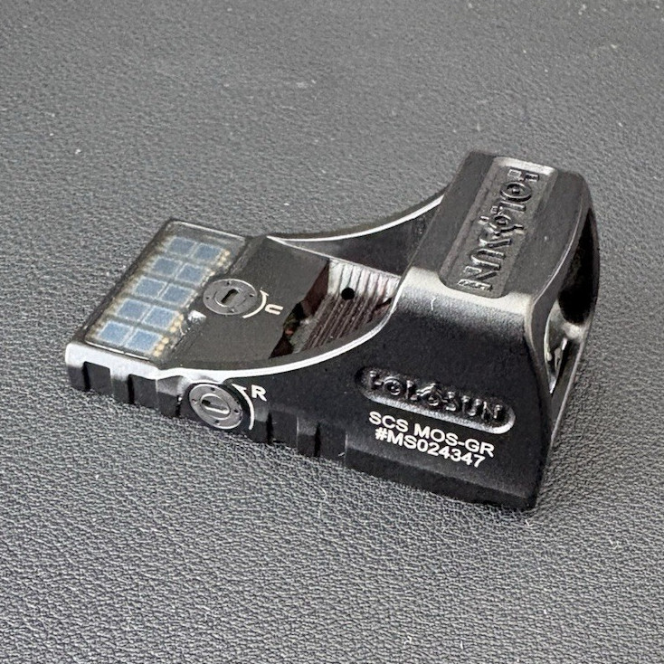 Holosun SCS MOS-GR Green Dot Solar Reflex Sight MOS Slide Mount 2MOA/32MOA