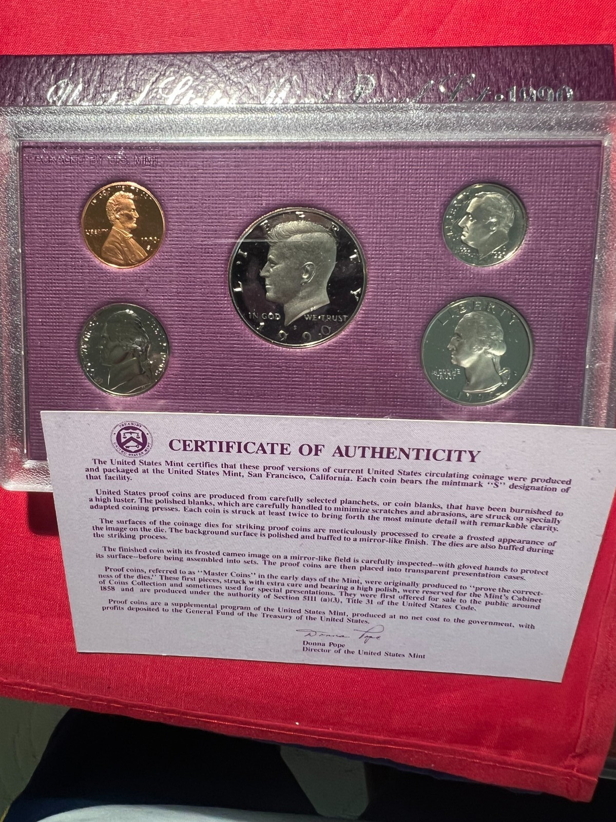 1984-1993 - 22 US Proof Sets Mint with C.O.A,