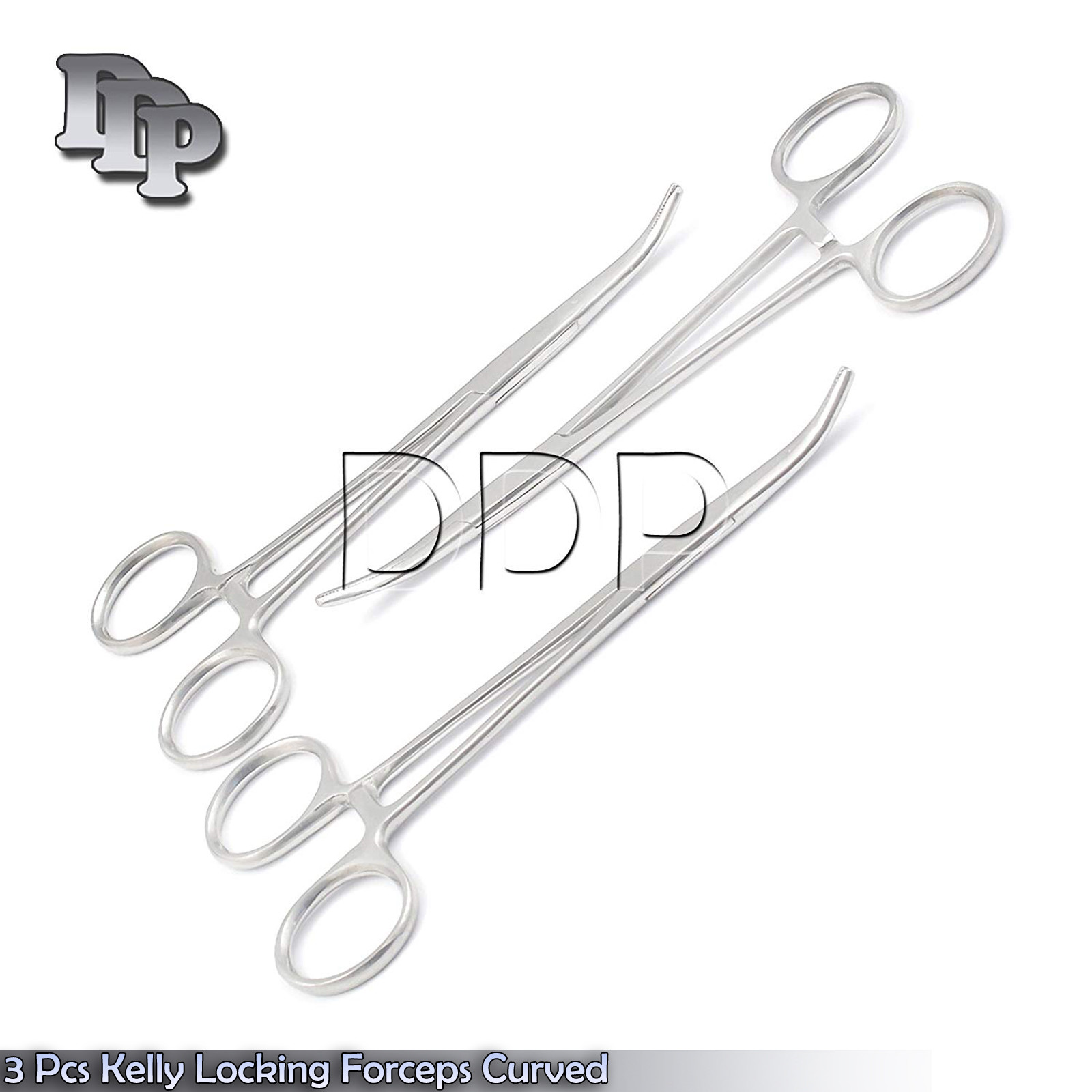 3 O.R PREMIUM GRADE KELLY HEMOSTAT FORCEPS 5.5'' CVD SURGICAL INSTRUMENTS