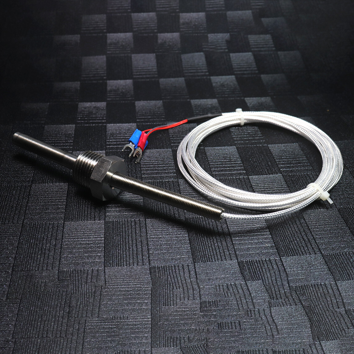 K Type Thermocouple Probe, 1/2" Thread Temperature Sensor Head