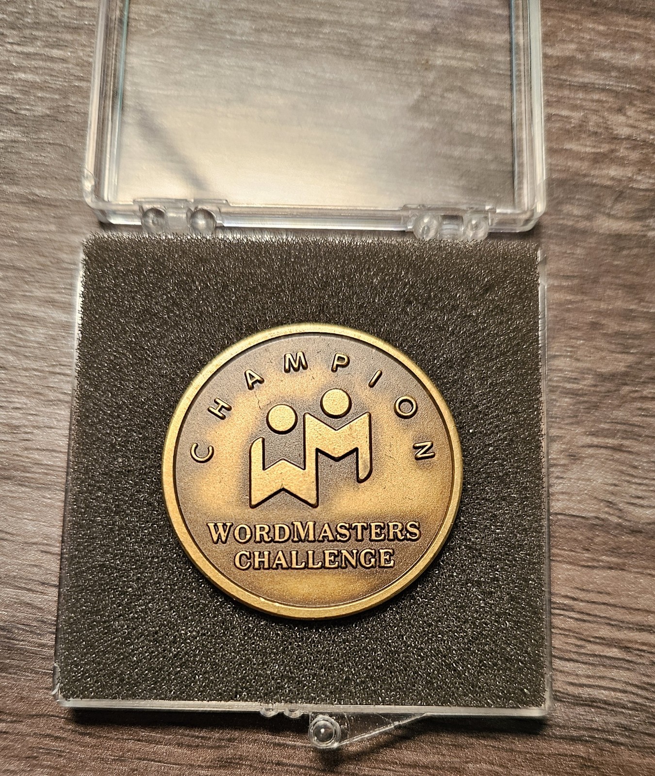 WordMasters Challenge Champion Coin in Original Box