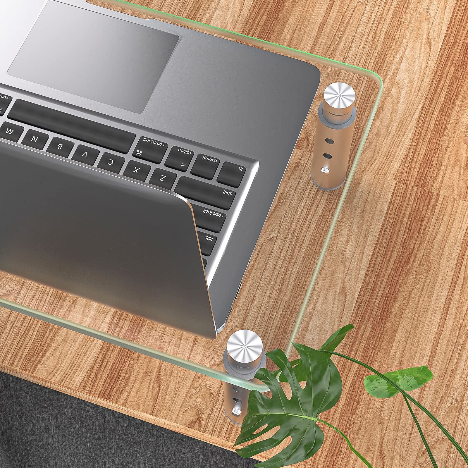 Monitor Stand -3 Adjustable Height Riser Computer Desktop Organizer for PC