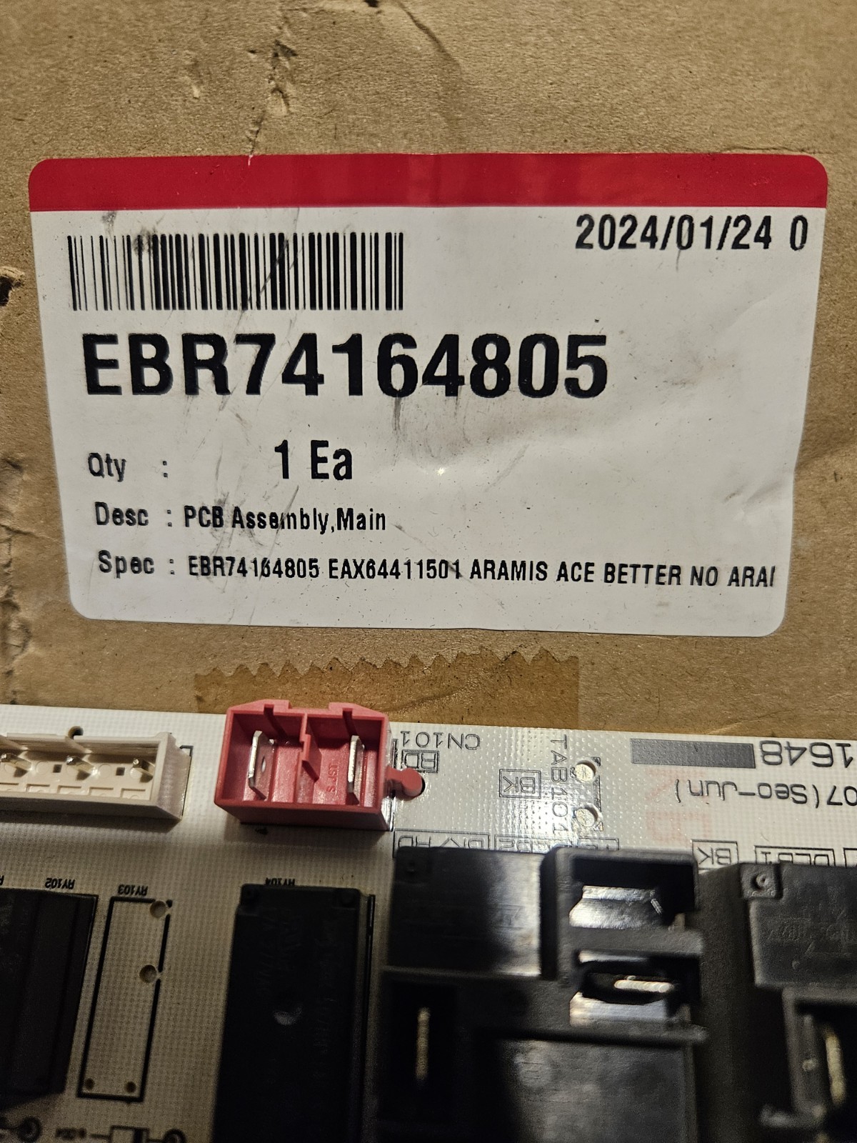 For LG EBR74164805 Range Oven Relay Control Board