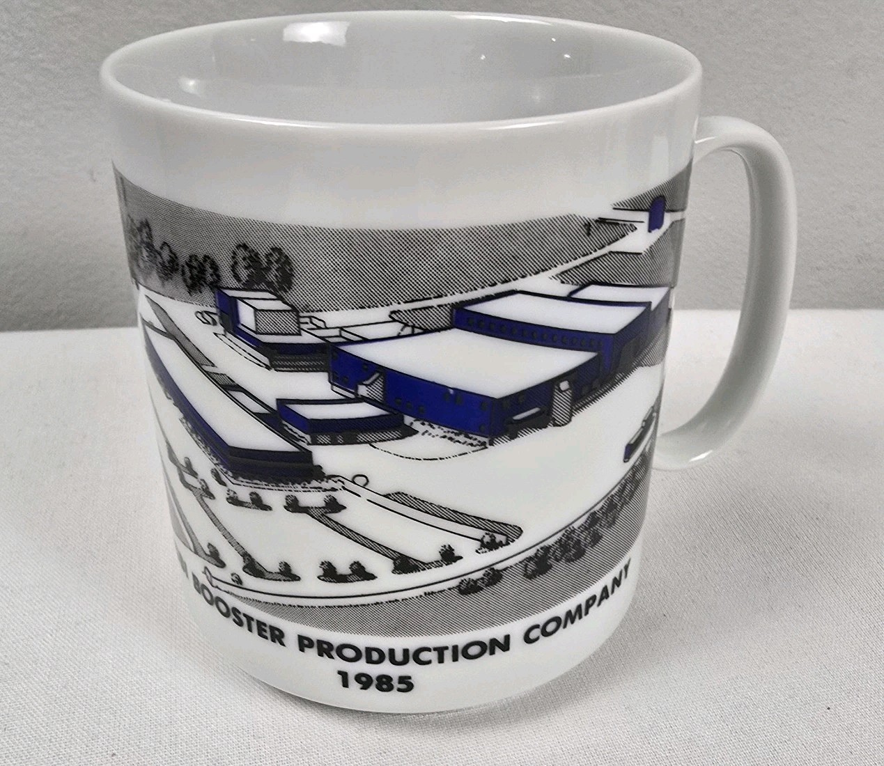 Vintage United Technologies USBI Booster Production Company NASA Mug Rare 1985
