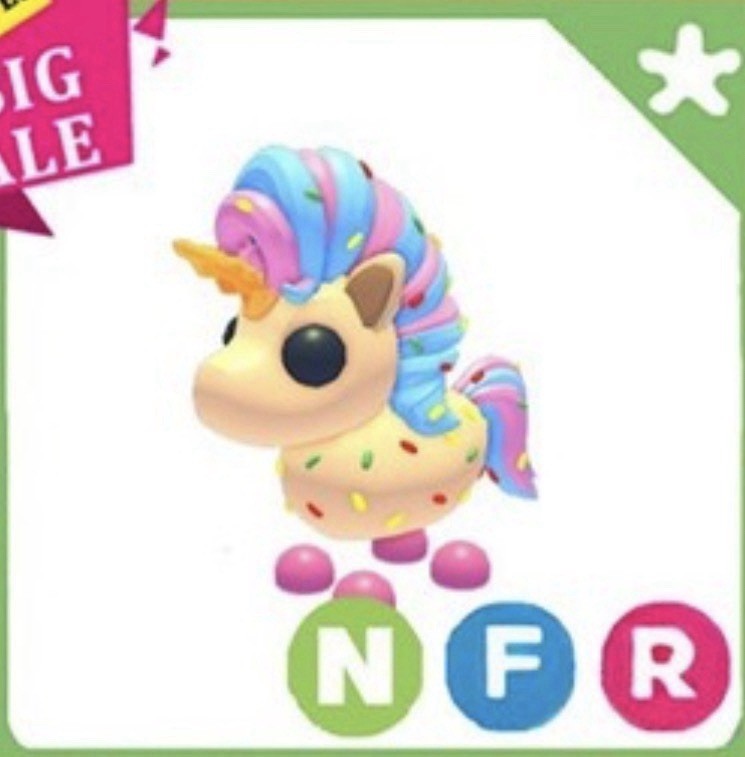 Adopt Me! NFR Neon Fly Ride Candicorn In-Game Pet Digital Item/Asset