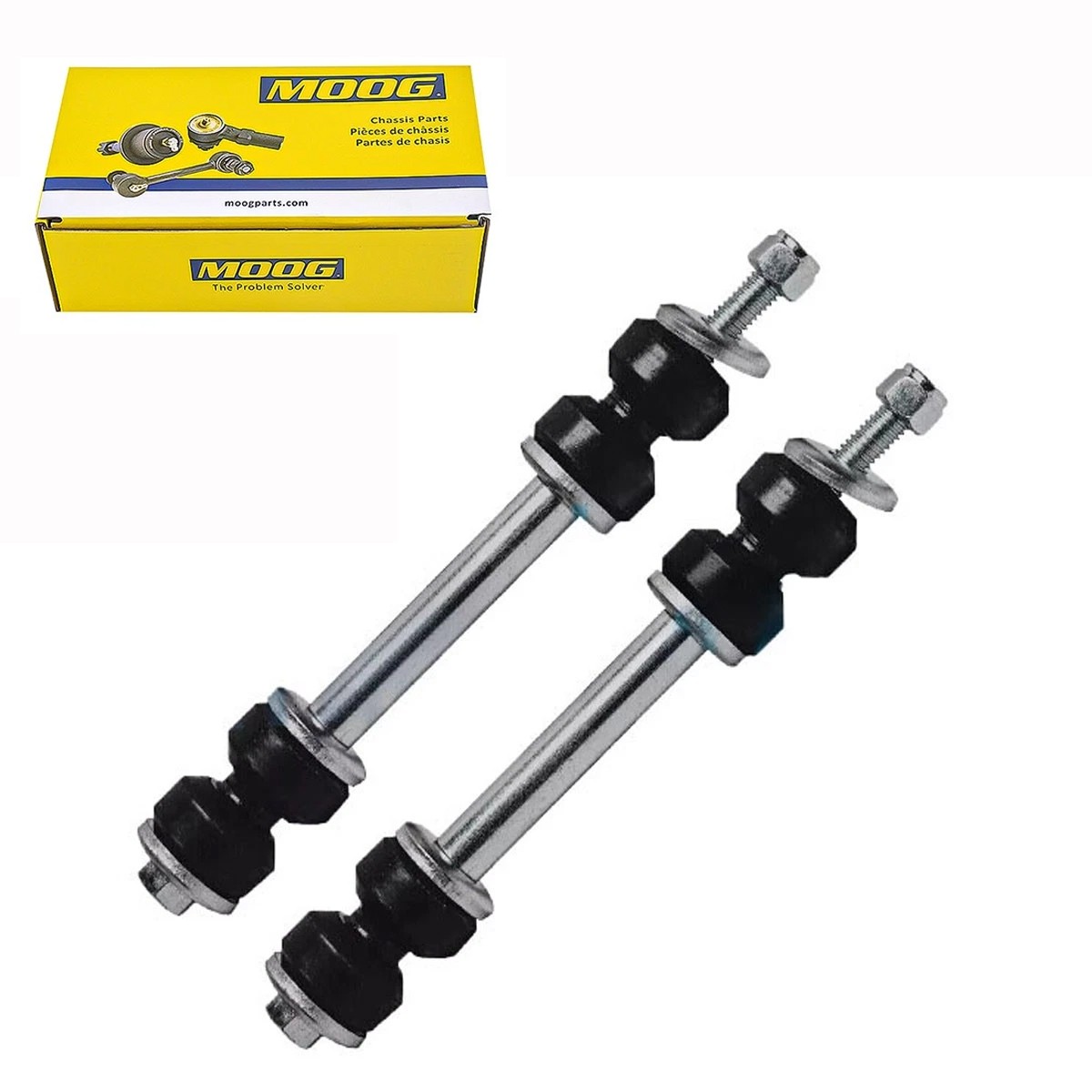 MOOG Pair Front Sway Bar Link for Chevy Silverado 1500 Tahoe 2004-2019 K700432