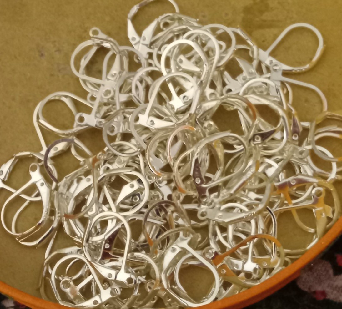 80pcs:40Pr Lot 925 Sterling Silver Filled Lever Back Leverback Earrings Findings