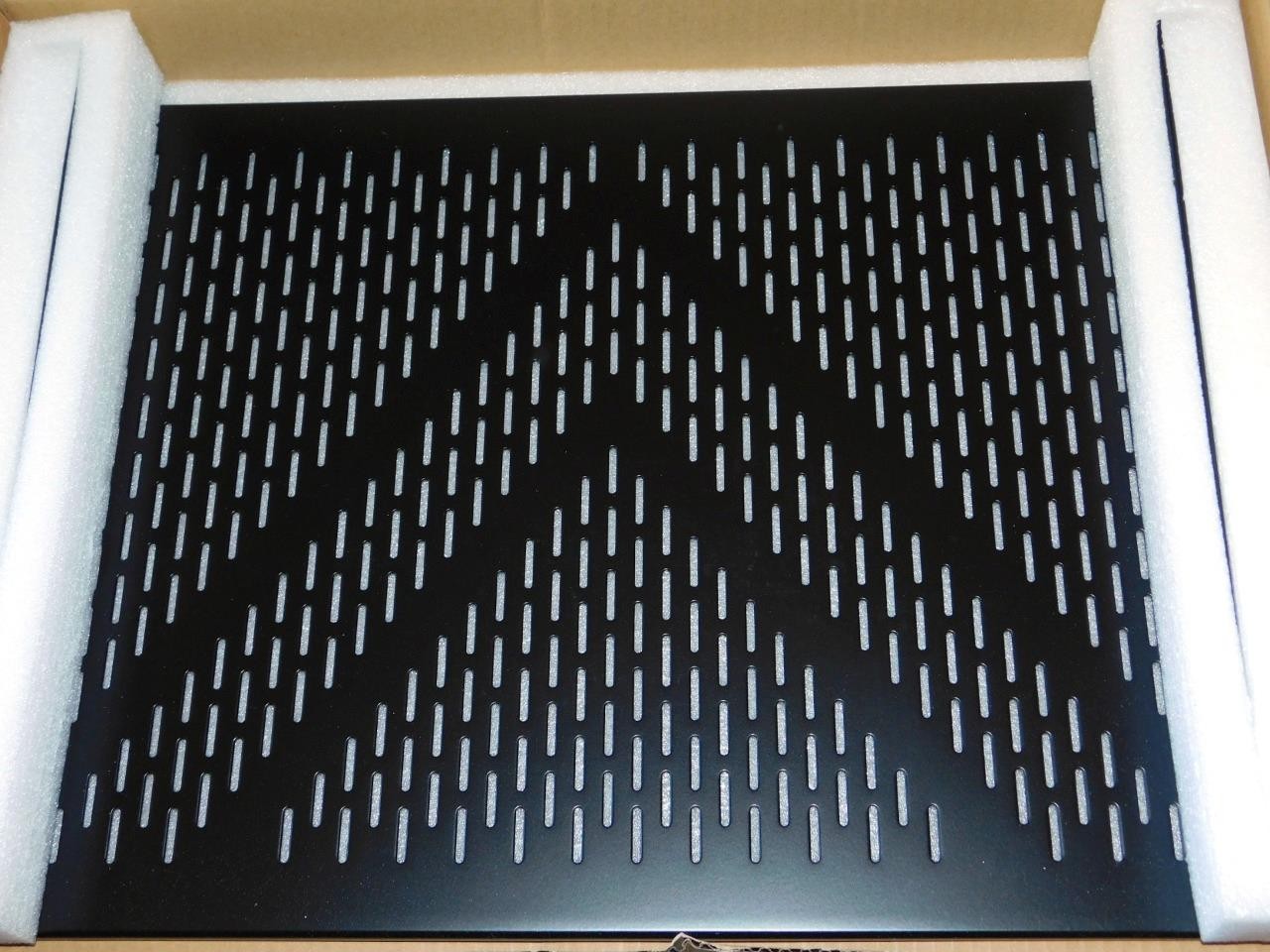 AC Infinity Rack Mount Shelf 19x14x1.75 in. AC-RTA5 Vented Cantilever Black