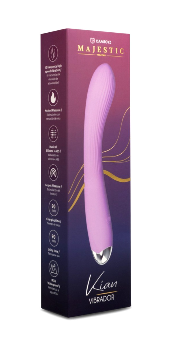 KIAN by MAJESTIC CAMTOYZ  Rechargeable WARMING VIBRATOR (CT-JVB170)