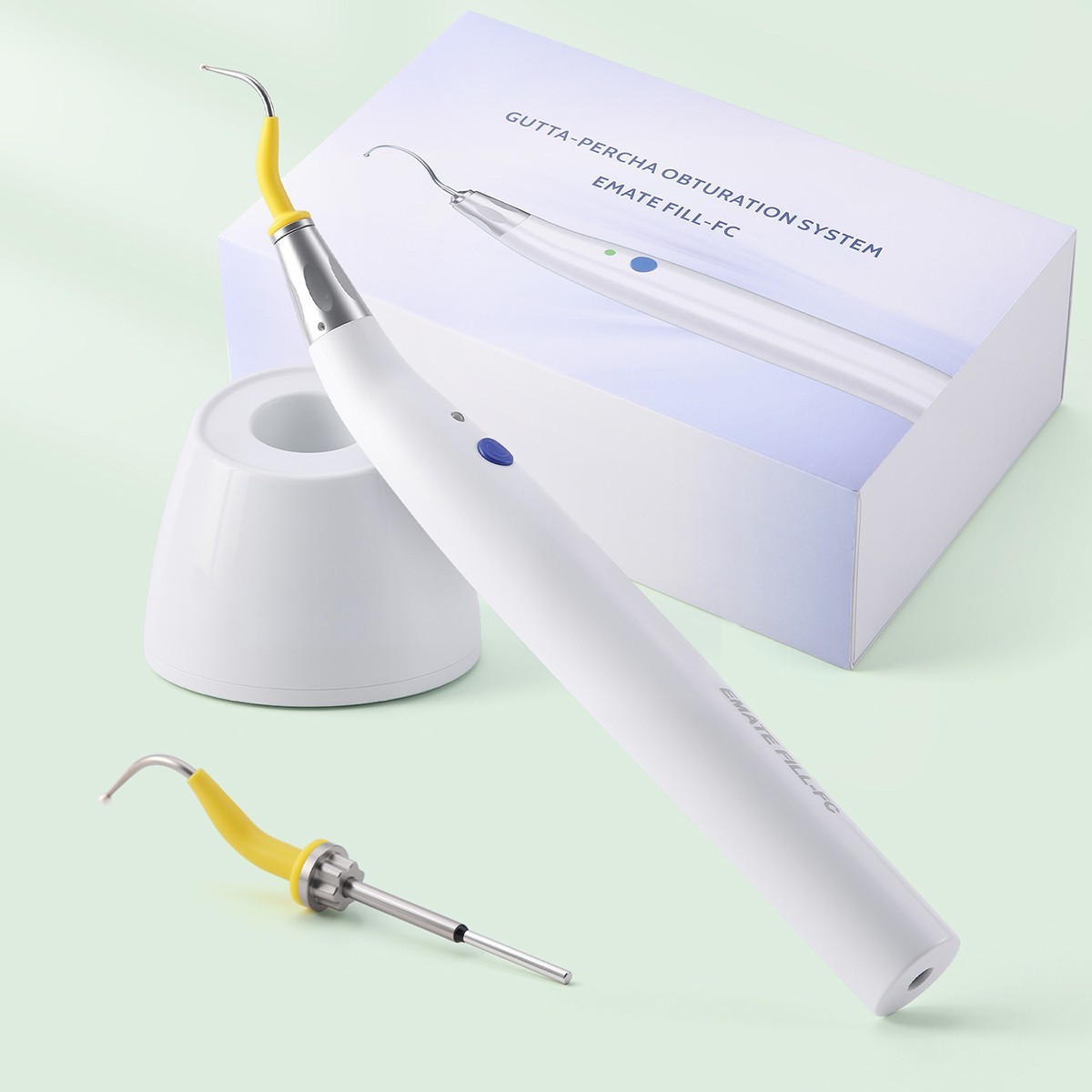 Lápiz Calentador de Obturación Endodóntica Dental + Cortador de Gutapercha relle