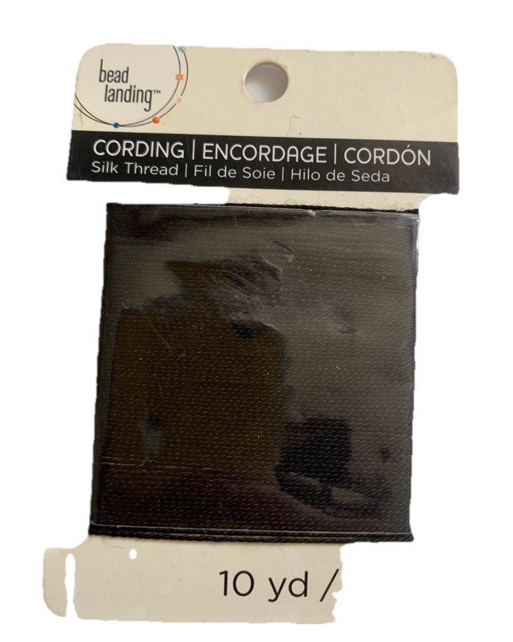 Bead Landing Silk Cord Brown 10 Yd