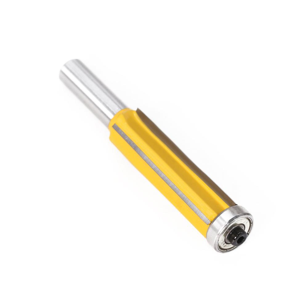 2pcs 12mm Flush Trim bit Z4 Pattern Router Bit Top & Bottom Bearing Bits Milling