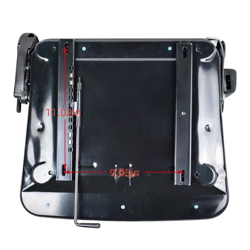 Universal Forklift Tractor Seat Backrest Adjustable w/ Armrest
