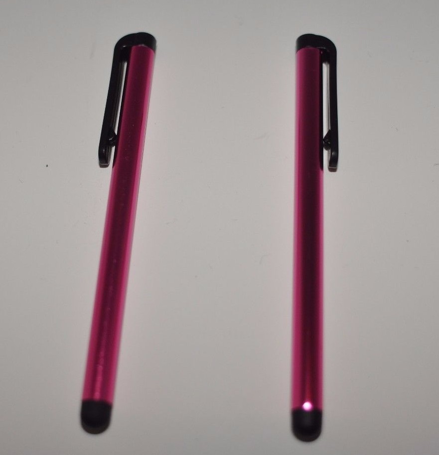 Universal Touch Screen Stylus for iPhone/ iPad/ Xoom (Pack of 2) PINK NEW!!!