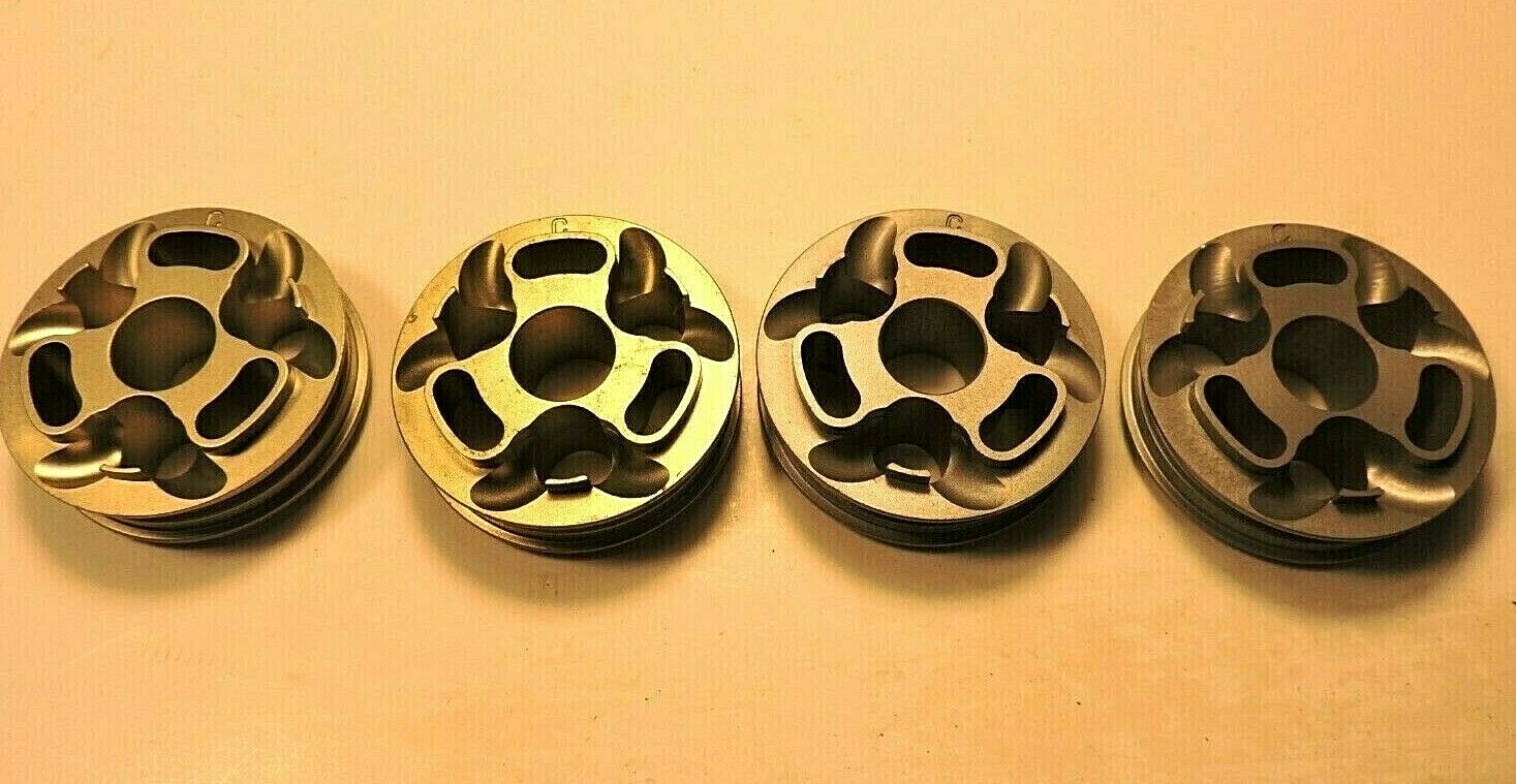 (4) Penske High Flow 1 degree/ 2 degree shock pistons DEI NASCAR ARCA