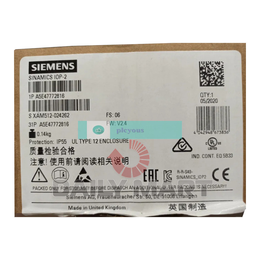New In Box SIEMENS 6SL3 255-0AA00-4JA2 Intelligent Operator Panel
