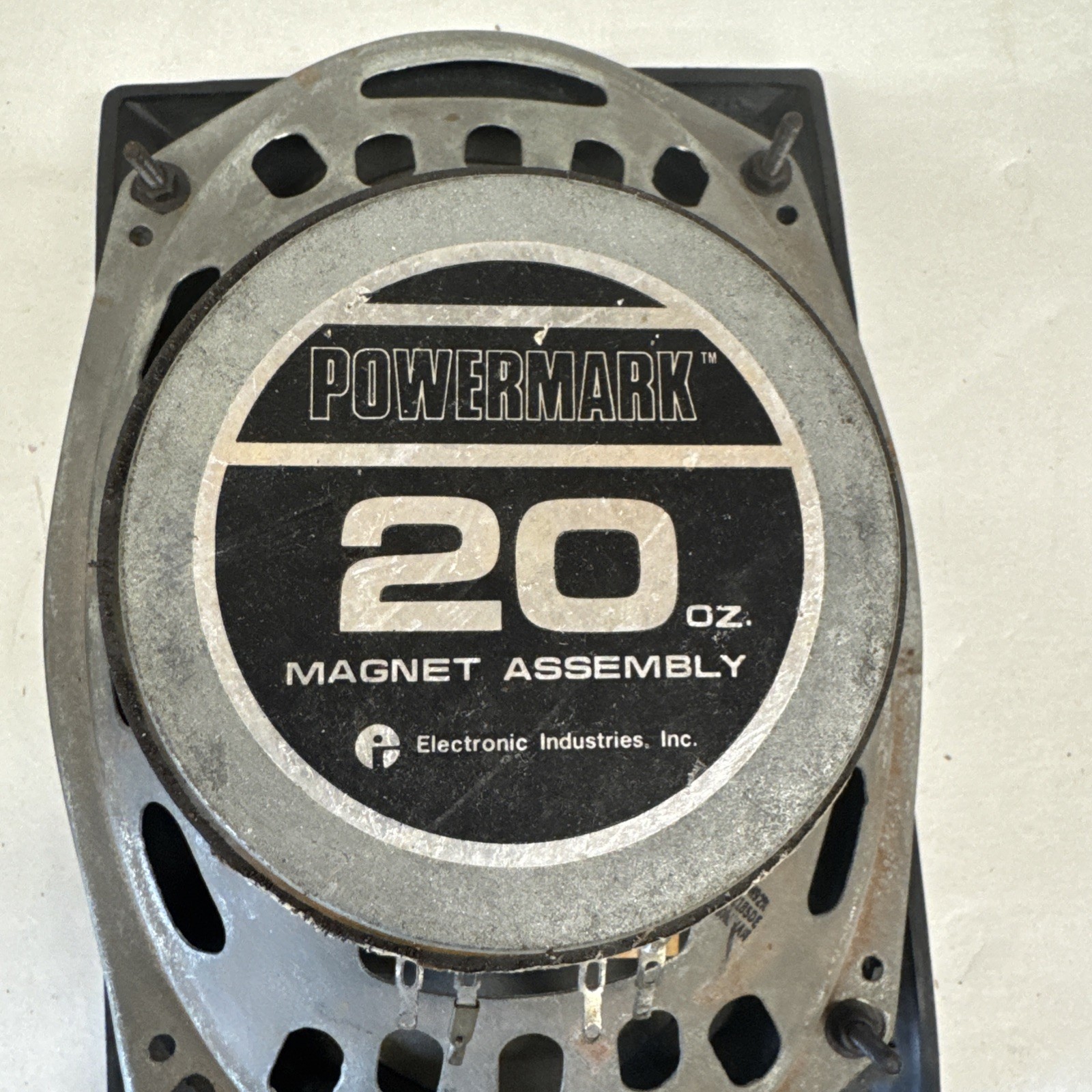 1- Pair Powermark Car Speakers Used 20 Oz