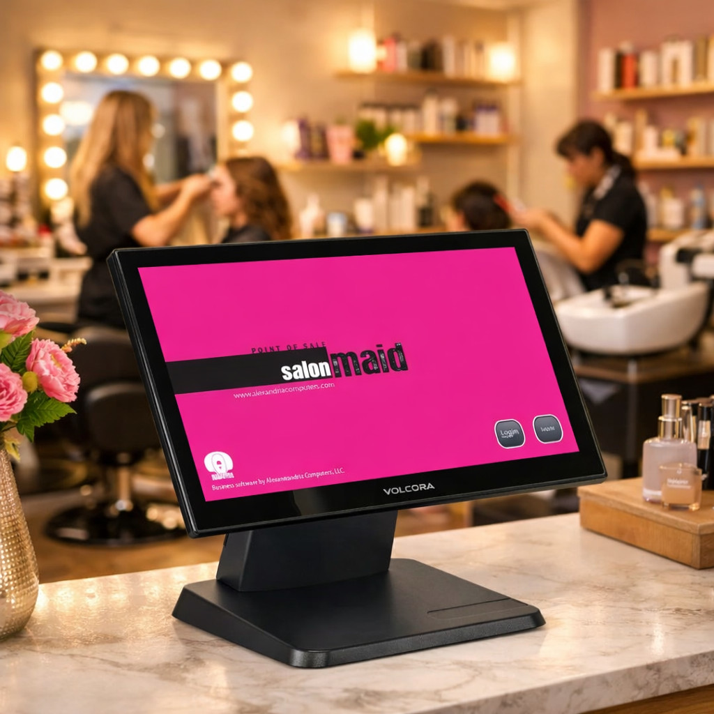 Volcora POS ALL IN ONE Intel i5 Windows 11 with Maid Salon SPA Software NEW