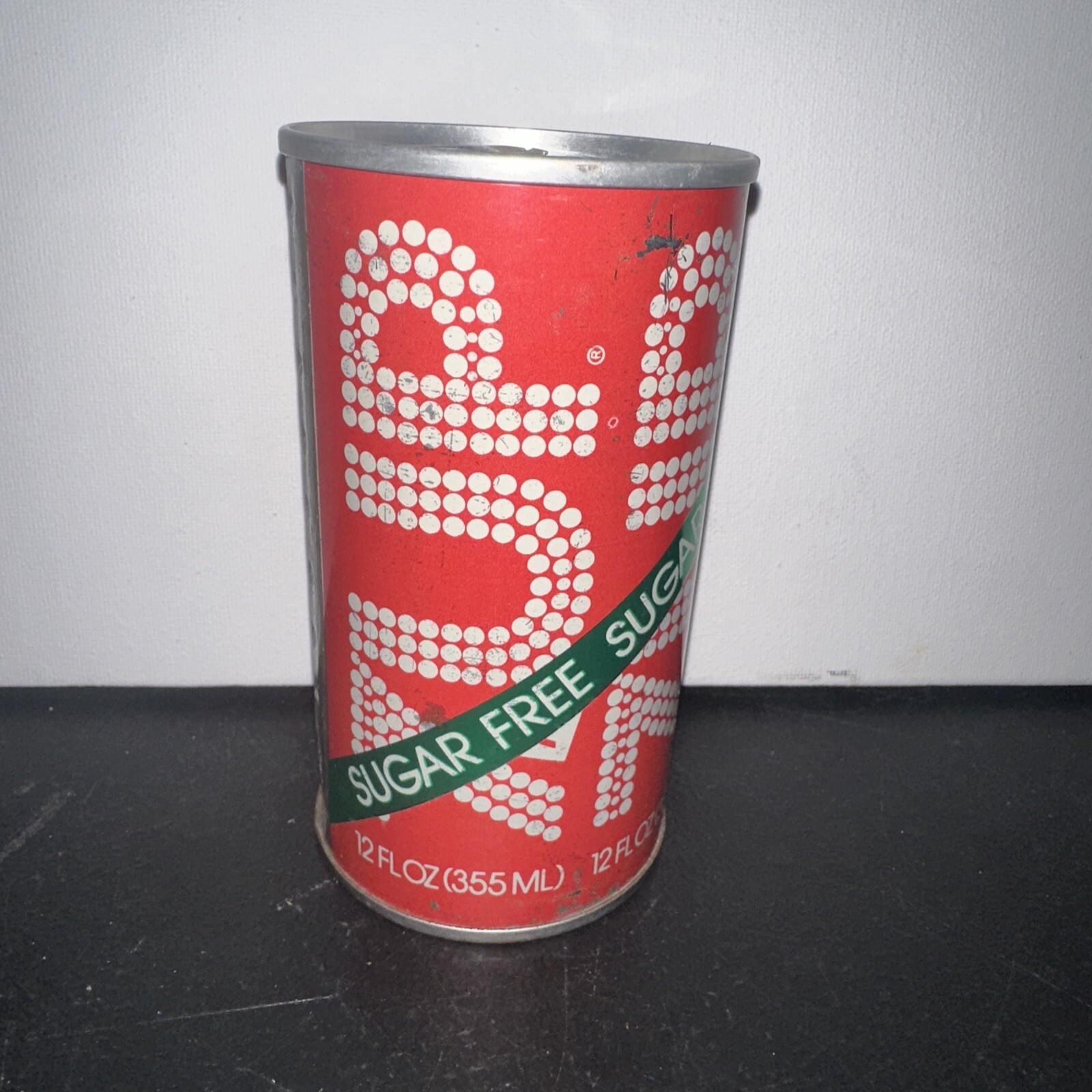7Up Sugar Free 12.oz Can Empty Sealed St. Louis Mo. Promo Display Seven Up
