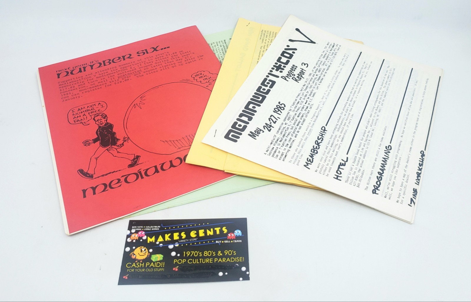 Media West Con 5 V 1983 Convention Program & Newsletters - READ!