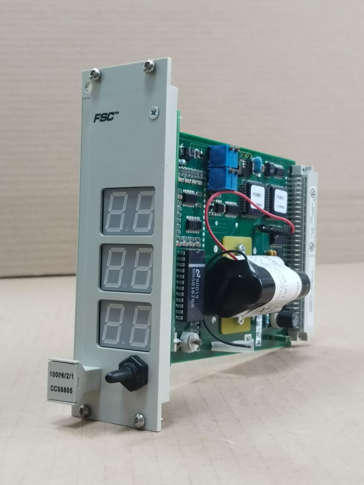 HONEYWELL FSC 10006/2/1 DIAGNOSTIC AND BATTERY MODULE DBM