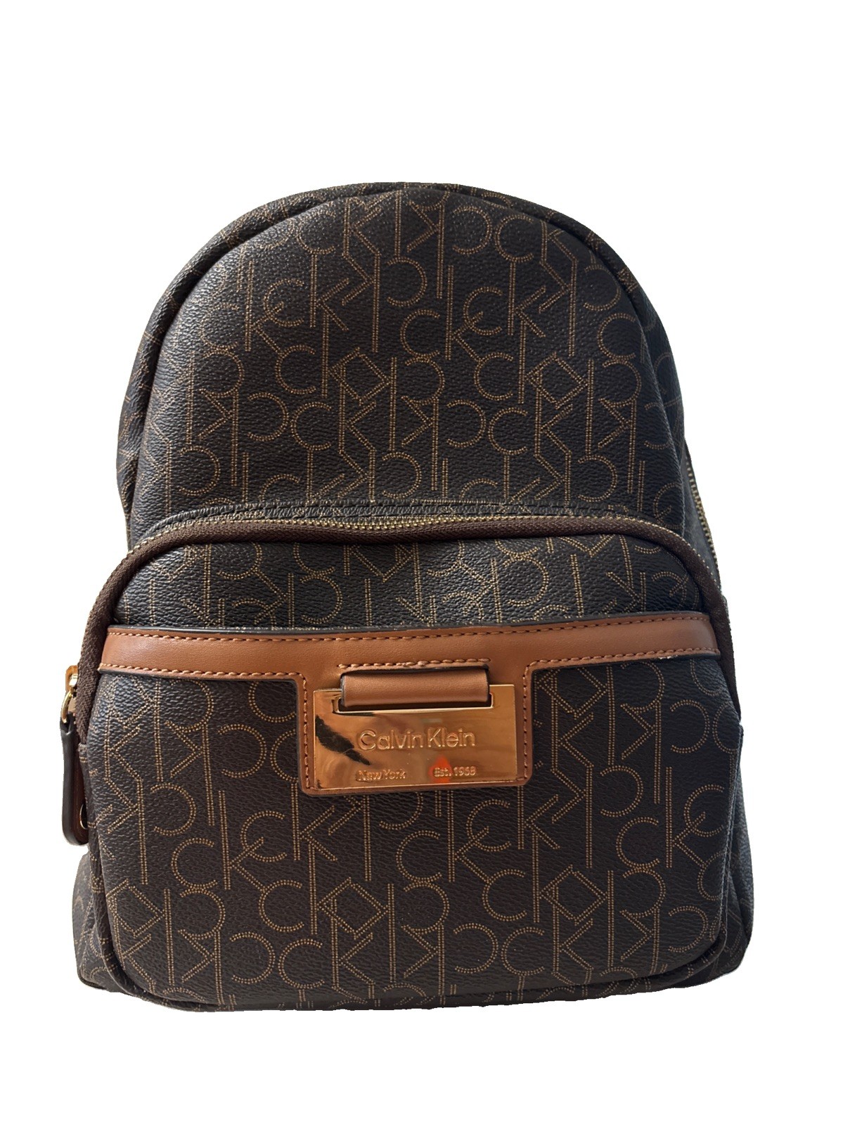 NWT CALVIN KLEIN MONOGRAM SMALL KEY ITEM BACKPACK