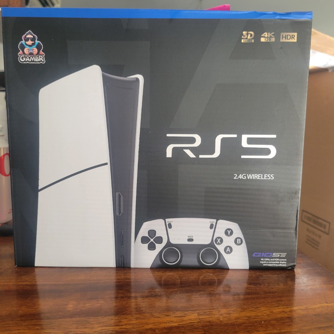 RS5 Game Console Dual Stick 2.4G 2 Wireless Controllers  20000+64GB 2 Joysticks